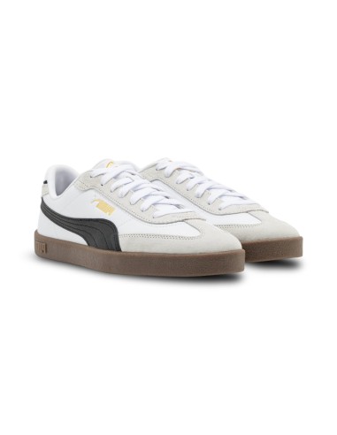 Puma Club II Era 397447 07 sneakers uomo in pelle/camoscio bianco/nero