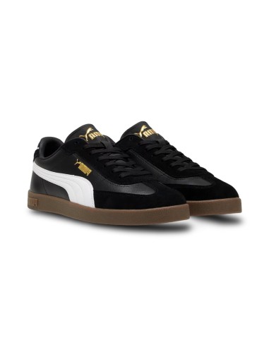 Puma Club II Era 397447 02 sneakers uomo in pelle/camoscio nero/bianco