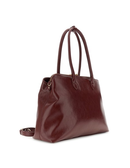 Cafe' Noir C3WA1100 borsa donna effetto pelle bordeaux