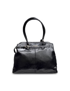 Cafe' Noir C3WA1100 borsa donna effetto pelle nero