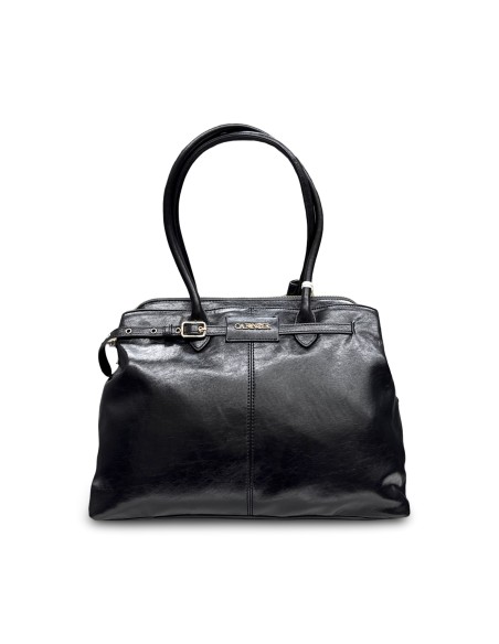 Cafe' Noir C3WA1100 borsa donna effetto pelle nero