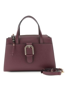 Cafe' Noir C3WE1111 borsa donna effetto pelle bordeaux