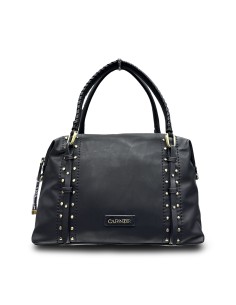 Cafe' Noir C3NL1138 borsa donna effetto pelle nero