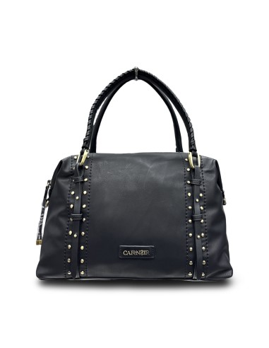 Cafe' Noir C3NL1138 borsa donna effetto pelle nero