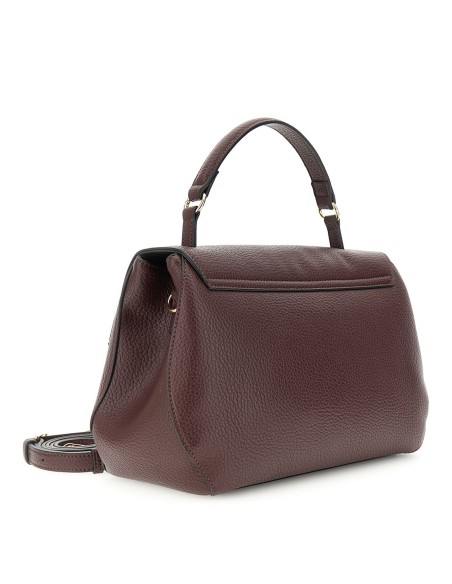 Cafe' Noir C3MD1112 borsa donna effetto pelle bordeaux