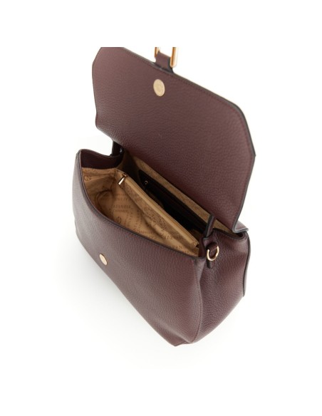 Cafe' Noir C3MD1112 borsa donna effetto pelle bordeaux