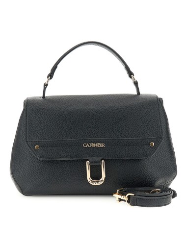 Cafe' Noir C3MD1112 borsa donna effetto pelle nero