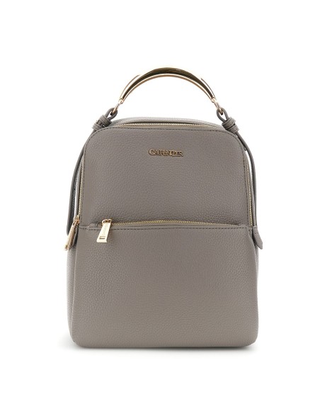 Cafe' Noir C3YA1101 zaino donna effetto pelle cemento