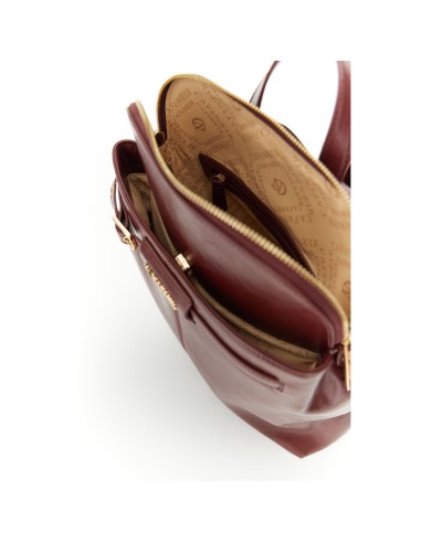 Cafe' Noir WA1101 borsa donna effetto pelle bordeaux