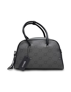Igi&Co 2195100 borsa donna effetto pelle nero/fumo