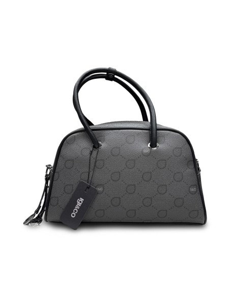 Igi&Co 2195100 borsa donna effetto pelle nero/fumo