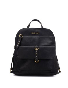 Refresh 183420 borsa donna effetto pelle nero