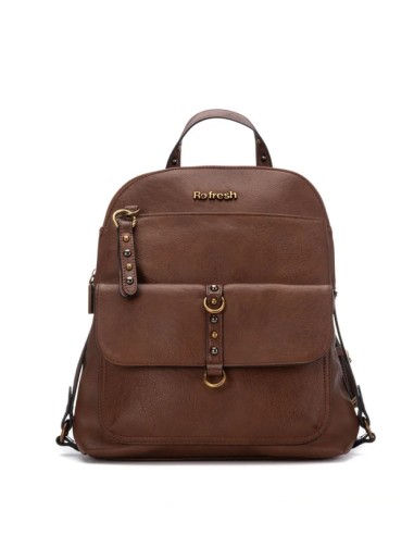 Refresh 183420 borsa donna effetto pelle camel