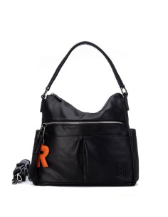 Refresh 183436 borsa donna effetto pelle nero