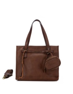 Refresh 183429 borsa donna effetto pelle camel