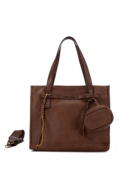 Refresh 183429 borsa donna effetto pelle camel