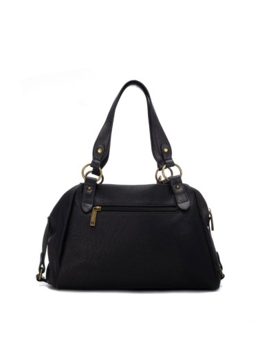Refresh 183423 borsa donna effetto pelle nero