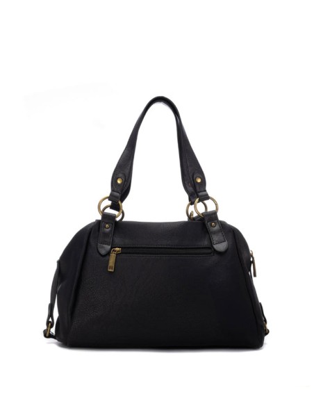 Refresh 183423 borsa donna effetto pelle nero
