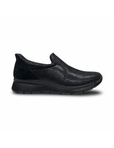 Enval Soft 2275900 slip on donna in tessuto elastico nero