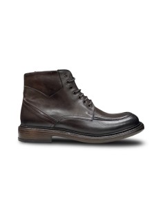 Exton 9827 stivaletti uomo in pelle castagno