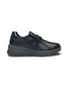 Enval Soft 2270800 slip on donna in pelle nero