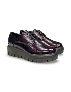 Igi&Co 2148811 sneakers donna in vernice bordeaux 2