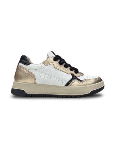 Igi&Co 2167600 sneakers donna in pelle bianco/champagne