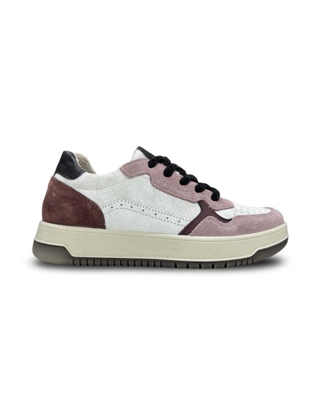 Igi&Co 2167622 sneakers donna in pelle bianco/avirex/candy