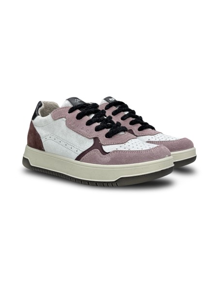 Igi&Co 2167622 sneakers donna in pelle bianco/avirex/candy