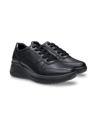 Igi&Co 2150800 sneakers donna in pelle perlato nero