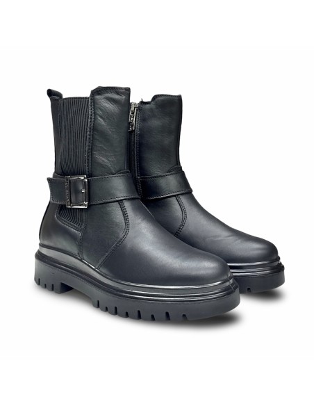 Igi&Co 2163500 stivaletti donna in pelle soft nero