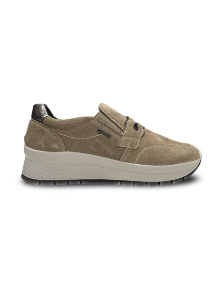 Igi&Co 2173533 slip on donna in camoscio fango