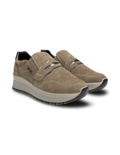Igi&Co 2173533 slip on donna in camoscio fango 2