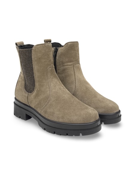 Enval Soft 2257522 stivaletti donna in camoscio fango