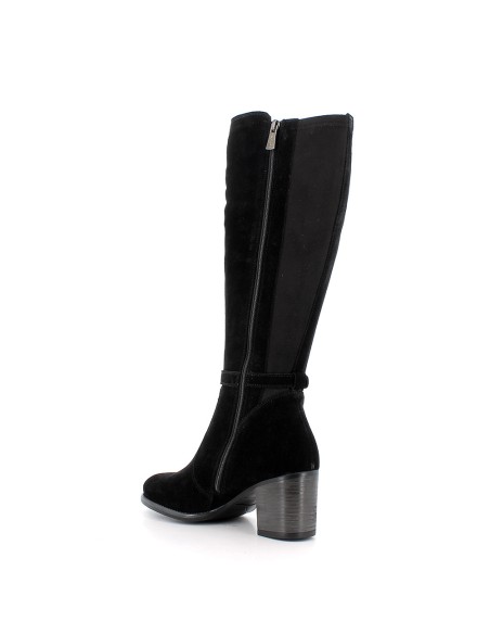 Igi&Co 2187800 stivali donna in camoscio nero