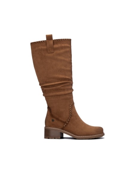 Refresh 176042 stivali donna in camoscio camel