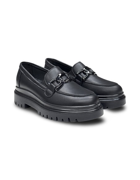 Igi&Co 2162900 mocassini donna in pelle nero