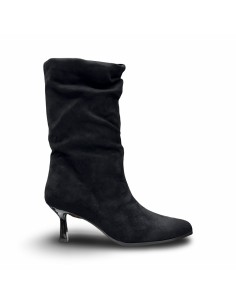 Wcubed 51175 stivaletti donna in camoscio nero