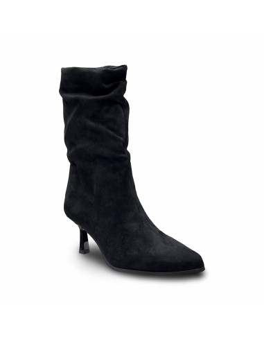 Wcubed 51175 stivaletti donna in camoscio nero