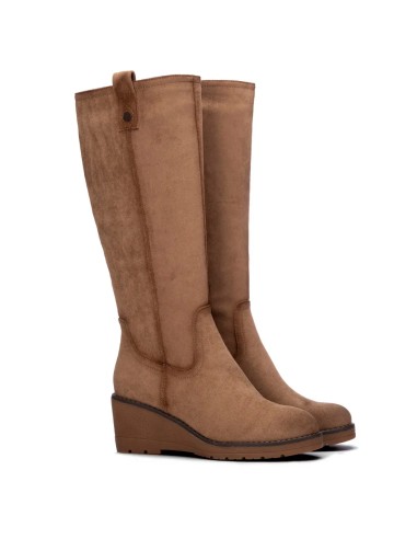 Refresh 176035 stivali donna in camoscio taupe