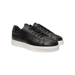 Exton 350 sneakers uomo in pelle bottolato testa di moro