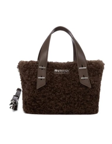 Refresh 183458 borsa a mano effetto teddy marrone