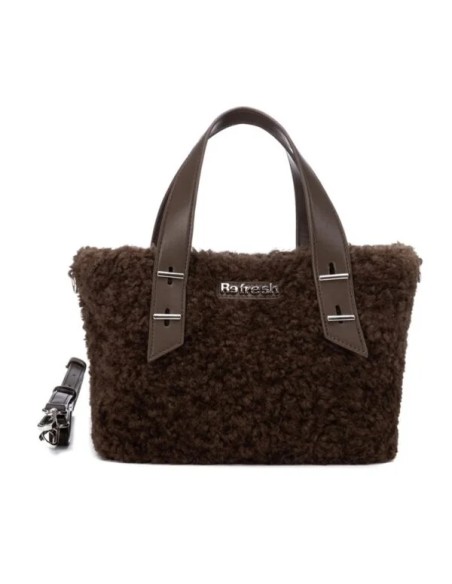 Refresh 183458 borsa a mano effetto teddy marrone
