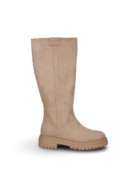 Wcubed 51071 stivali donna in camoscio beige