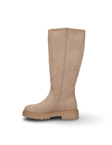 Wcubed 51071 stivali donna in camoscio beige