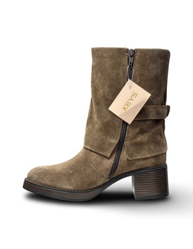 Keys K-13741 stivaletti donna in camoscio visone