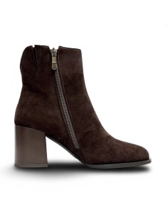 Keys K-13622 stivaletti donna in camoscio marrone 2