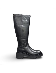 Keys K-13360 stivali donna in pelle crust nero