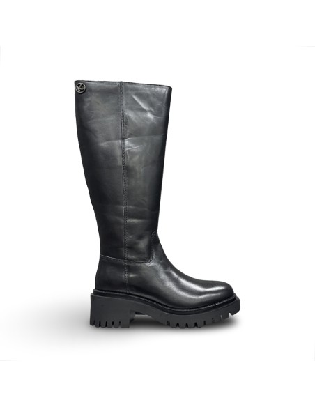 Keys K-13360 stivali donna in pelle crust nero