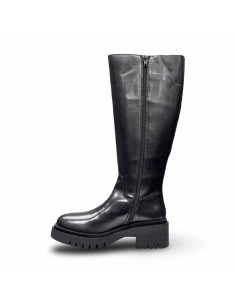 Keys K-13360 stivali donna in pelle crust nero 2